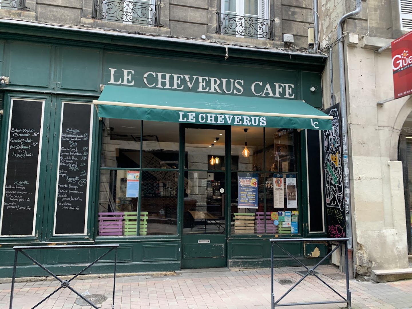 La façade du Bistrot Cheverus au 81 rue du Loup